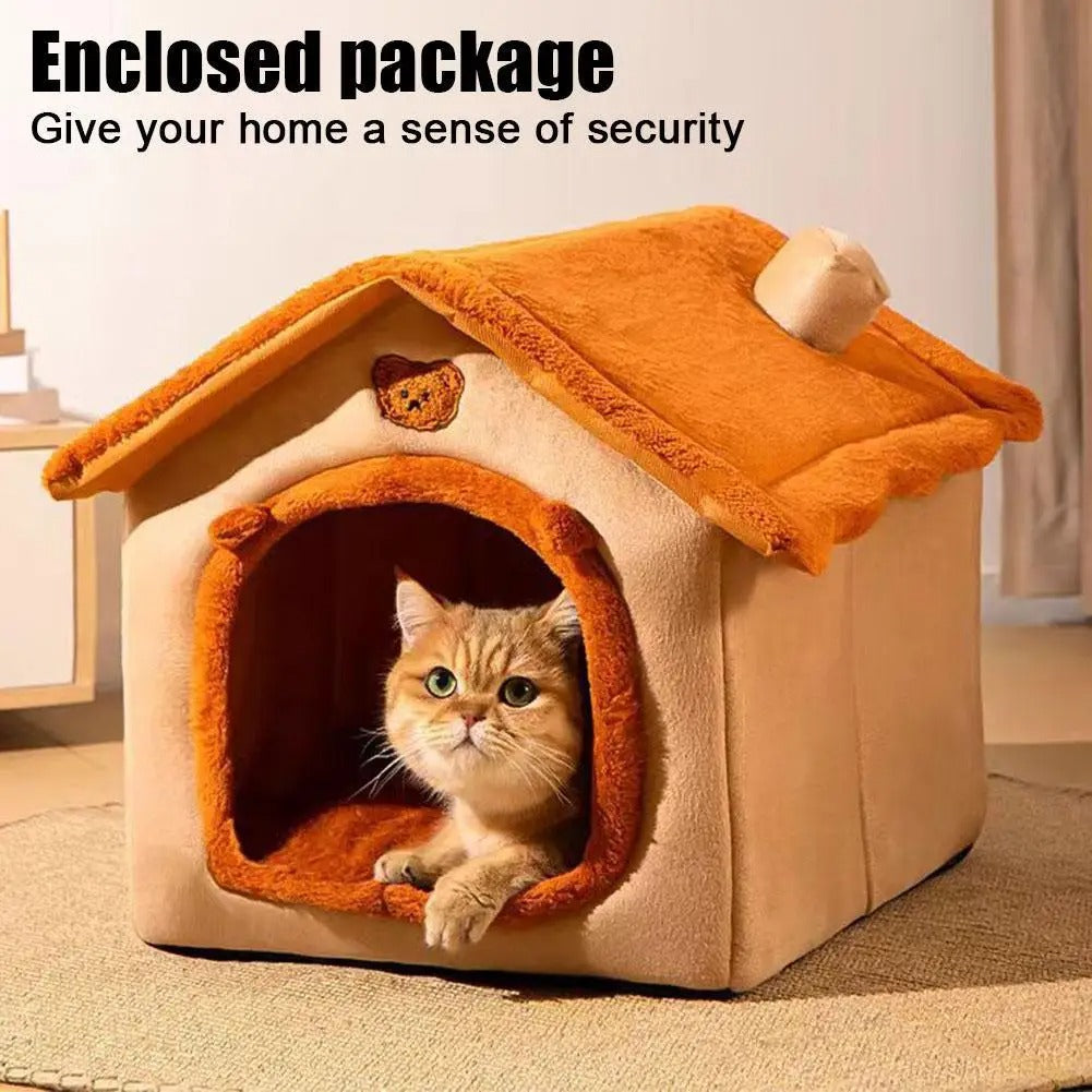 Thickened Pet Warm House Cat And Dog House Winter